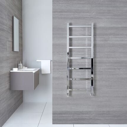Scaldasalviette  Moderno - Cromato - 1200mm x 450mm - Select