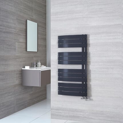 Scaldasalviette Curvo Moderno - Antracite - 1080mm x 550mm - Elgin