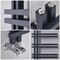 Radiatore Scaldasalviette di Design - Alluminio - Antracite - 800mm x 500mm - 351 Watt - Tika