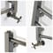 Scaldasalviette Piatto in Acciaio Inox - Oro Scuro - Scelta di Dimensioni - Ezra