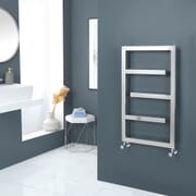 Scaldasalviette di Design Lucidato a Specchio -  880mm x 500mm - Eclipse