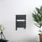 Scaldasalviette Misto Antracite - 600mm x 400mm - incl. 400 Watt Elemento Riscaldante e Valvole - Lustro