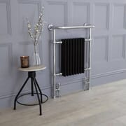 Scaldasalviette Termoarredo Bagno Nero Elizabeth - Disponibile in Diverse Misure