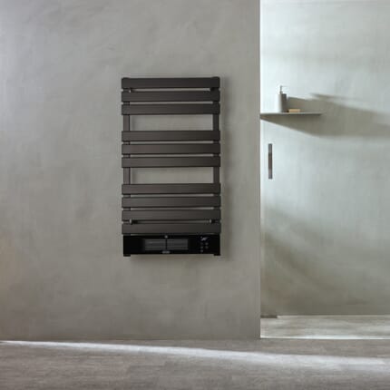 Scaldasalviette Elettrico Smart con Ventola - Scelta di Dimensioni e Finiture - Opzioni di Installazione Cablata o con Presa Elettrica - Linus - ECOSO by Hudson Reed