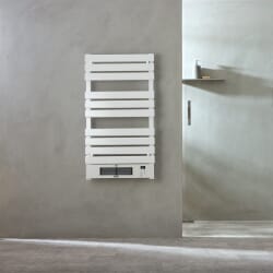 Scaldasalviette Elettrico Smart con Ventola - Bianco - Scelta di Dimensioni - Linus - ECOSO by Hudson Reed