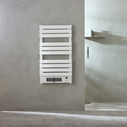 Scaldasalviette Elettrico Smart con Ventola - Bianco - Scelta di Dimensioni - Linus - ECOSO by Hudson Reed