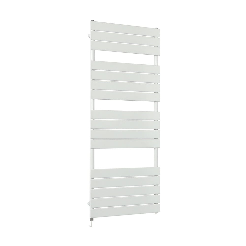 Scaldasalviette elettrico Scelta di Misure y Elementos - Per un Collegamento alla Rete Elettrica - Bianco - Lustro - ECOSO by Hudson Reed
