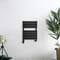 Scaldasalviette Misto Nero - 600mm x 400mm - incl. 400 Watt Elemento Riscaldante e Valvole - Lustro