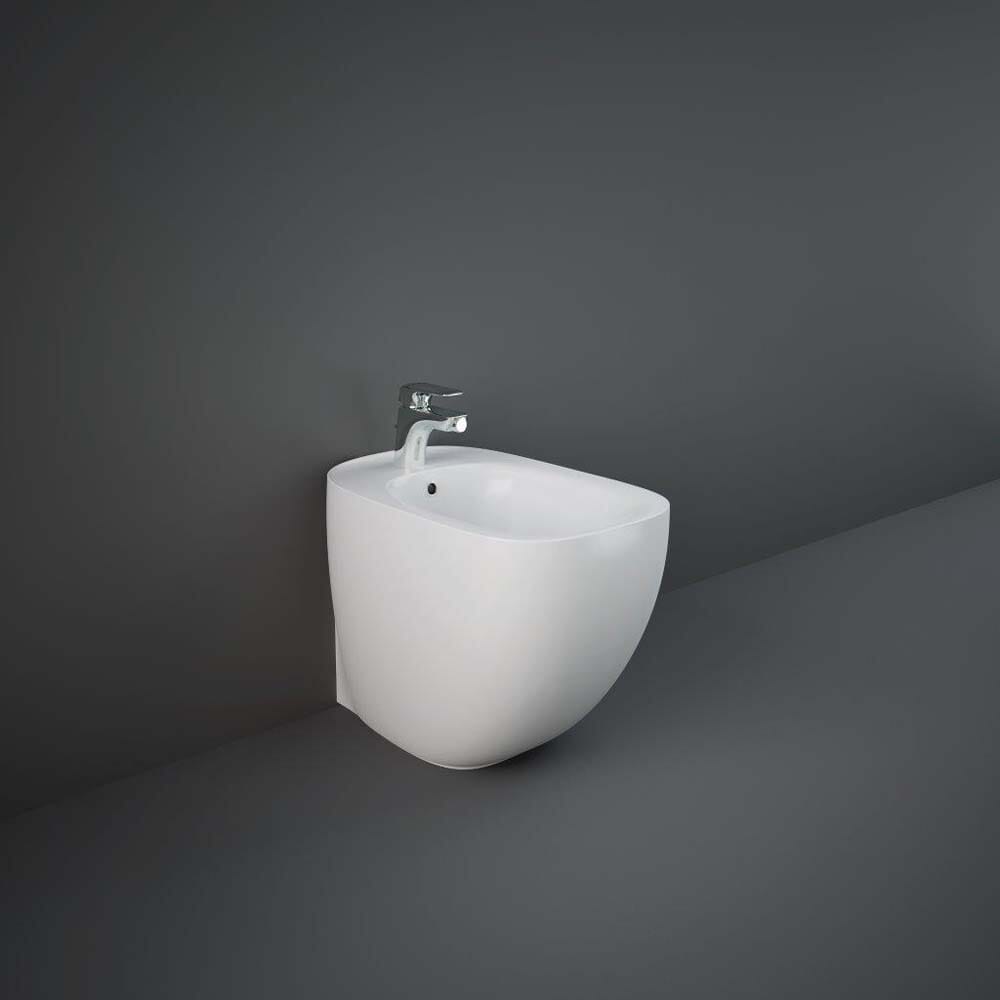 Bidet a Parete Moderno - Bianco Lucido - Hudson Reed x RAK Illusion