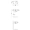 Lavabo da Appoggio Ovale Moderno - Bianco Lucido -  610mm x 380mm (Senza foro) – Hudson Reed x RAK Illusion