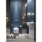 Lavabo Indipendente Moderno - Bianco Lucido - 540mm x 440mm (1 foro) - Hudson Reed x RAK Illusion