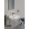 Lavabo Sospeso Moderno - Bianco Lucido - 660mm x 440mm (1 foro) – Hudson Reed x RAK Illusion