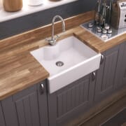 Lavabo da Cucina Stile Country in Ceramica - Scelta di Dimensioni  - Rowan