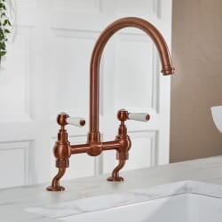 Miscelatore Tradizionale da Cucina con Ponte a Gomito - Scelta di Finitura - Elizabeth