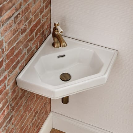 Lavabo Angolare Sospeso - 450mm x 420mm - Richmond