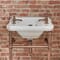 Lavabo Tradizionale con Consolle 515mm - Color Rame (2 Fori Rubinetteria) - Richmond