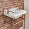 Lavabo Tradizionale con Consolle 515mm - Color Rame (2 Fori Rubinetteria) - Richmond