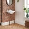 Lavabo Tradizionale con Consolle 515mm - Color Rame (2 Fori Rubinetteria) - Richmond