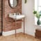 Lavabo Tradizionale con Consolle 560mm - Color Rame (2 Fori per Rubinetteria) - Richmond