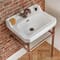 Lavabo Tradizionale con Consolle 560mm - Color Rame (1 Foro Rubinetteria) - Richmond