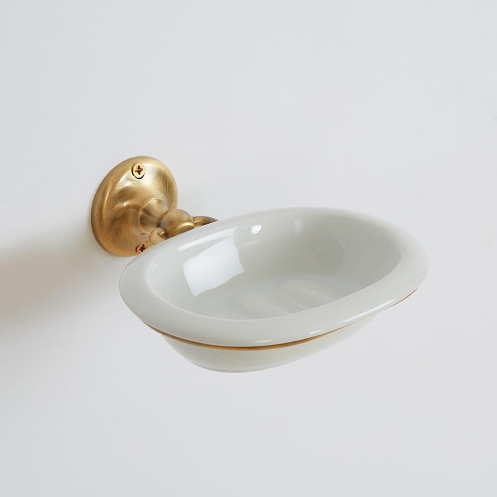 Accessori bagno: Oro spazzolato