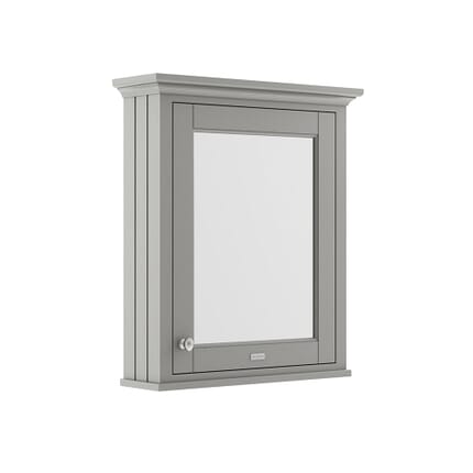 Armadietto a Specchio Grigio (Storm Grey) - 650mm x 750mm - Old London