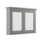 Armadietto a Specchio Grigio (Storm Grey) - 1050mm x 750mm - Old London