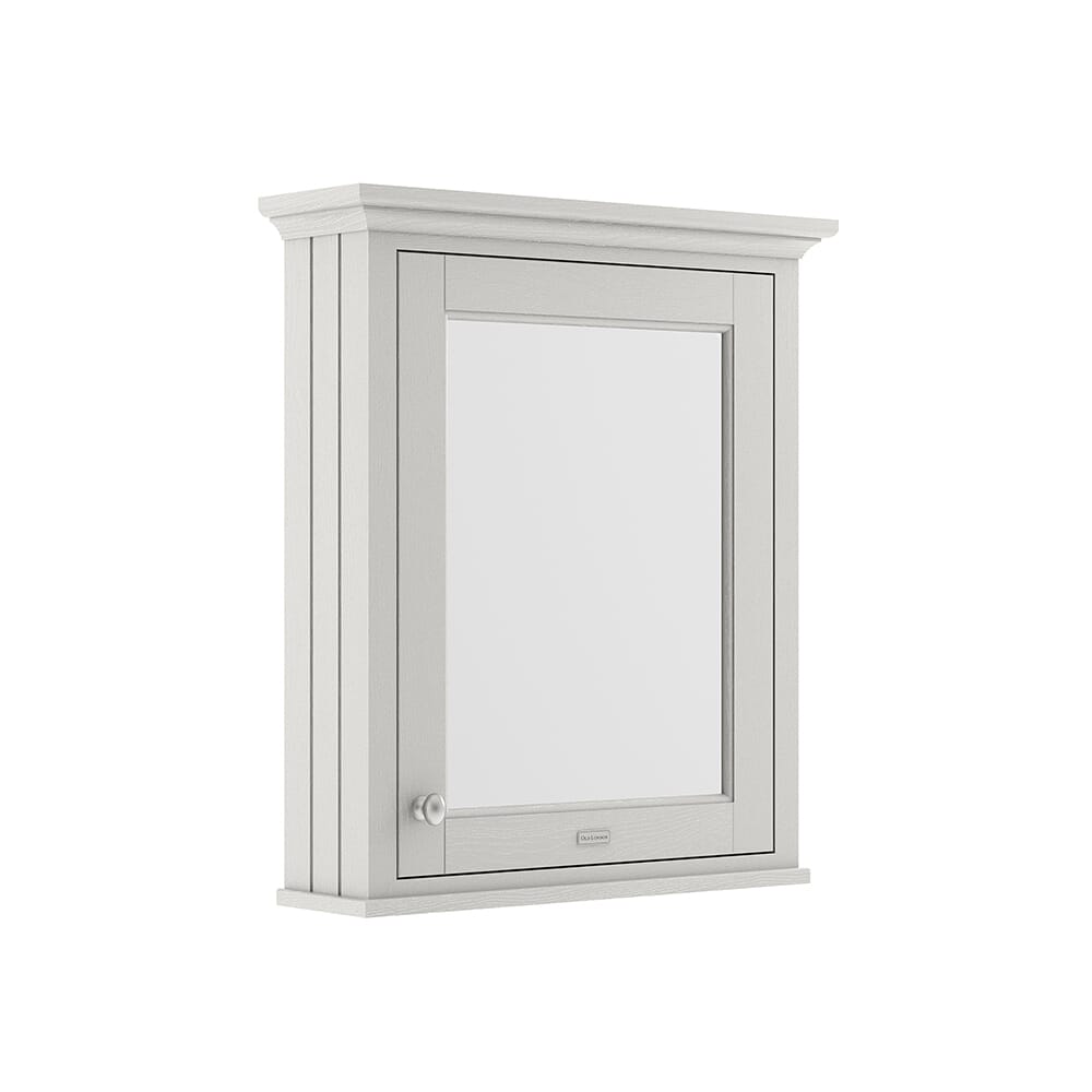 Armadietto a Specchio Grigio Chiaro (Timeless Sand) - 650mm x 750mm - Old London