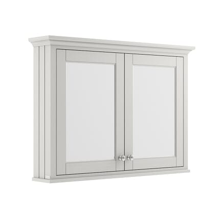 Armadietto a Specchio Grigio Chiaro (Timeless Sand) - 1050mm x 750mm - Old London