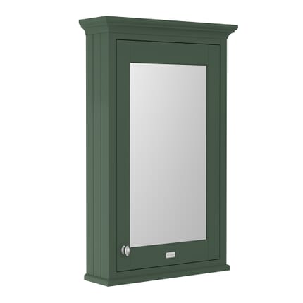 Armadietto a Specchio Verde (Hunter Green) - 650mm x 750mm - Old London