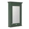 Armadietto a Specchio Verde (Hunter Green) - 650mm x 750mm - Old London