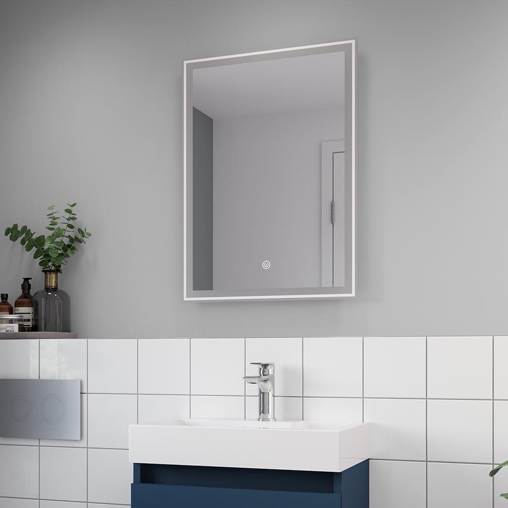 Specchio con Illuminazione a LED 26W e Antiappannamento - 500mm x 700mm  - Hudson Reed