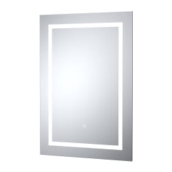 Specchio Moderno con Illuminazione a LED 21W e Antiappannamento - 500mm x 700mm - Hudson Reed