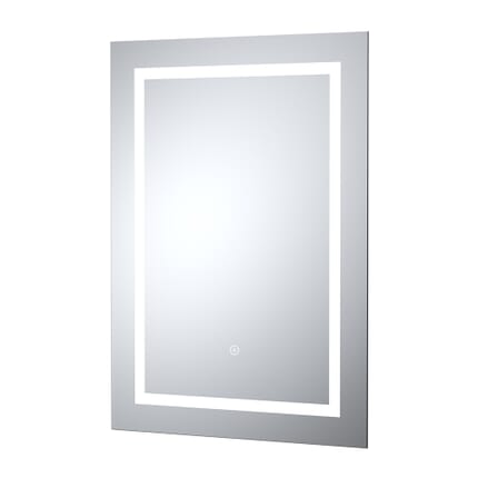 Specchio Moderno con Illuminazione a LED 21W e Antiappannamento - 500mm x 700mm  - Hudson Reed