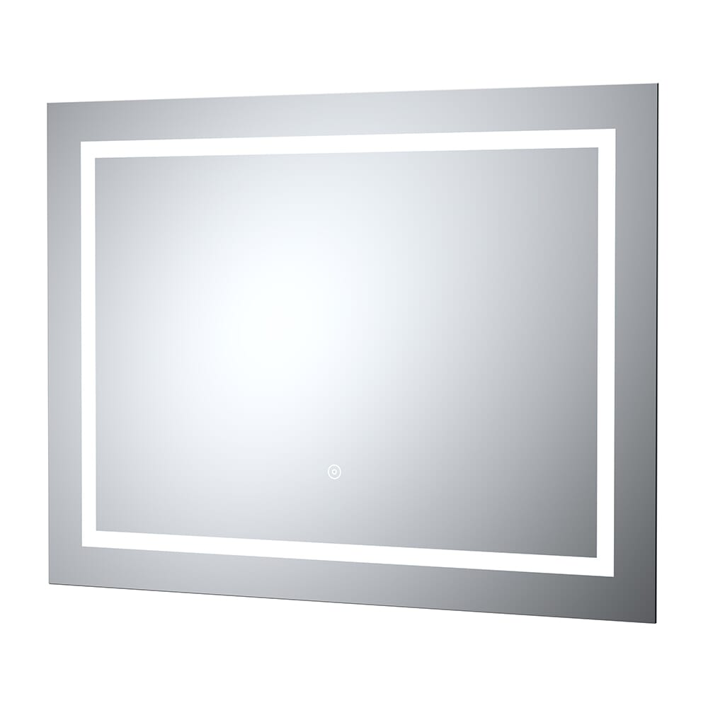 Specchio con Illuminazione a LED 21W e Antiappannamento - 800mm x 600mm  - Hudson Reed
