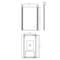 Specchio per Ambienti Interni con Illuminazione a LED 21W e Antiappannamento- 500mm x 700mm - Hudson Reed