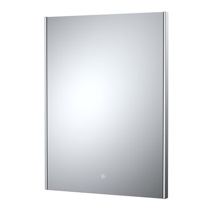 Specchio per Ambienti Interni con Illuminazione a LED 21W e Antiappannamento - 800mm x 600mm  - Hudson Reed