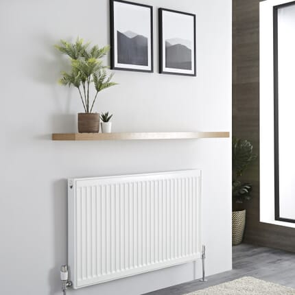 Radiatore a Piastra Orizzontale - Tipo 11 - Bianco - Disponibile in Diverse Misure - Eco