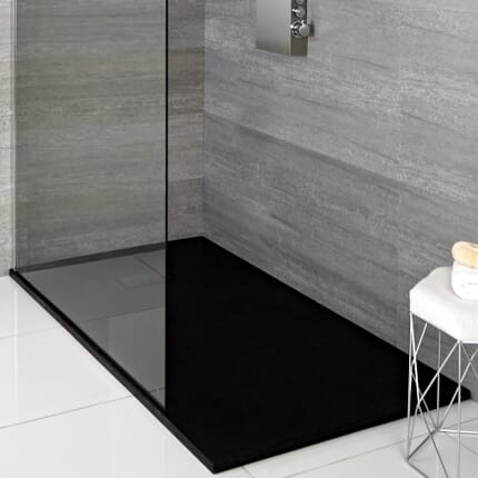 Piatto Doccia Effetto Pietra Antracite con Kit di Elevazione (Opzionale) - Diverse Misure Disponibili