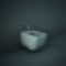 Bidet Sospeso Quadrato - Grigio Opaco - Hudson Reed x RAK Feeling