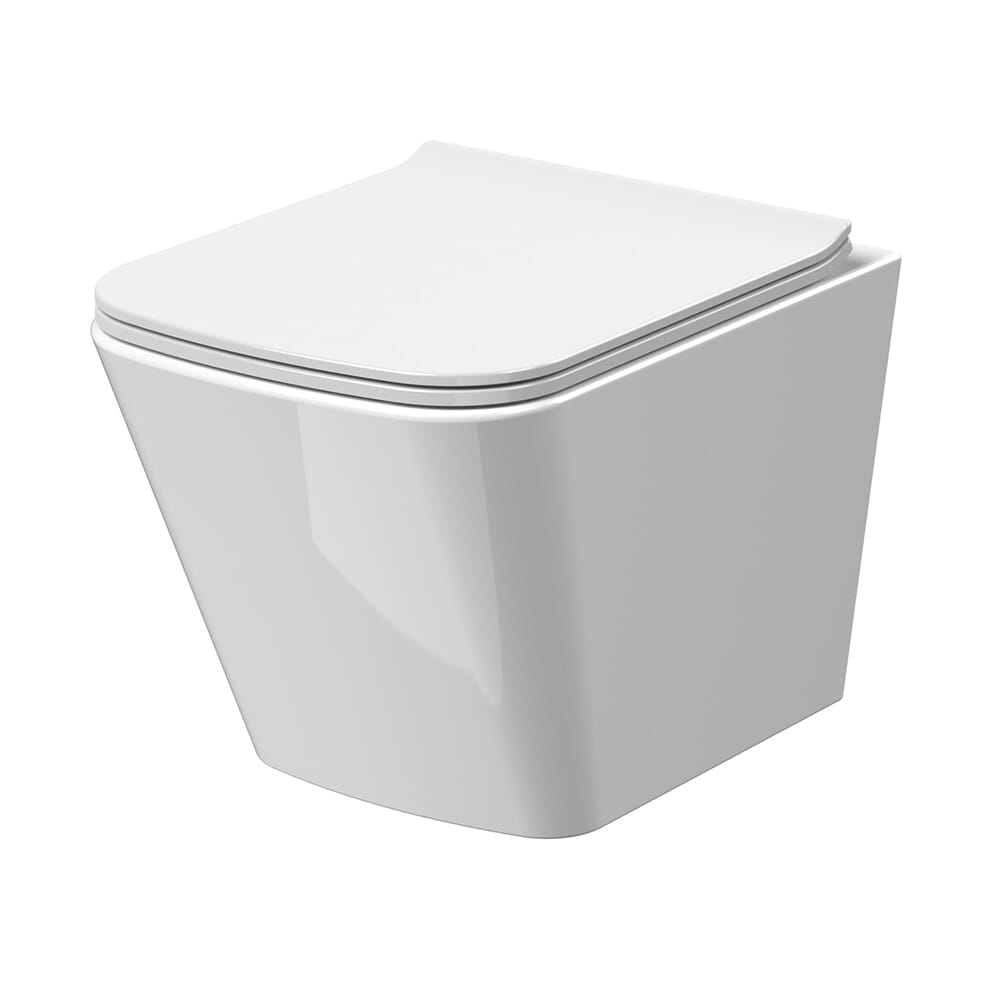 Sanitario Sospeso Moderno con Sedile Ammortizzato - Hudson Reed