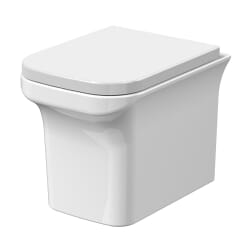 Sanitario Sospeso Moderno Quadrato con Sedile Ammortizzato - Hudson Reed