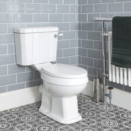 Sanitario WC Monoblocco con Cassetta, Sedile Copri WC Soft-Close - Varie Leve di Scarico - Richmond