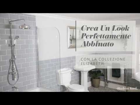 Colonna Tradizionale con Miscelatore Termostatico Esterno - Cromato e Nero - Elizabeth