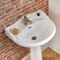 Lavabo su Colonna da 600mm - 1 Foro per la Rubinetteria - Ryther
