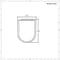 Sedile per Sanitario WC con Fissaggio dall'Alto a Forma di D - Hudson Reed