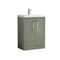 Mobile da Bagno Scanalato a Terra con Lavabo 600mm - Scelta della Finitura
