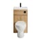 Set Sanitario Select Moderno con Lavabo Integrato - 500mm x 890mm - Scelta di Finiture - Cluo