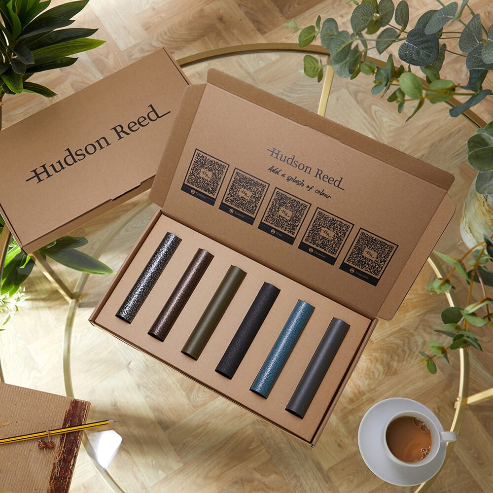 Scatola di Campioni di Colore per Radiatori -  Una Selezione di Tutte le Finiture Testurizzate