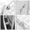 Box Doccia Tradizionale Semicircolare da 900mm con Piatto Doccia in Ardesia - Langley - Scelta di Finiture Piatto Doccia